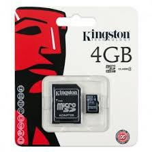 Micro SD Kingston 4Gb  5,00€